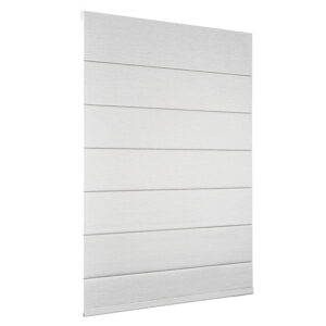 Grey blackout roman blinds with chain