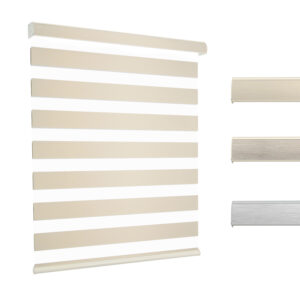 Motorized blackout YXW001 10*7cm fabric zebra blinds for room darkening